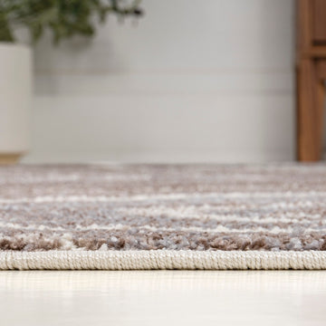 Eleni Contemporary Glam Abstract Marble Area Rug